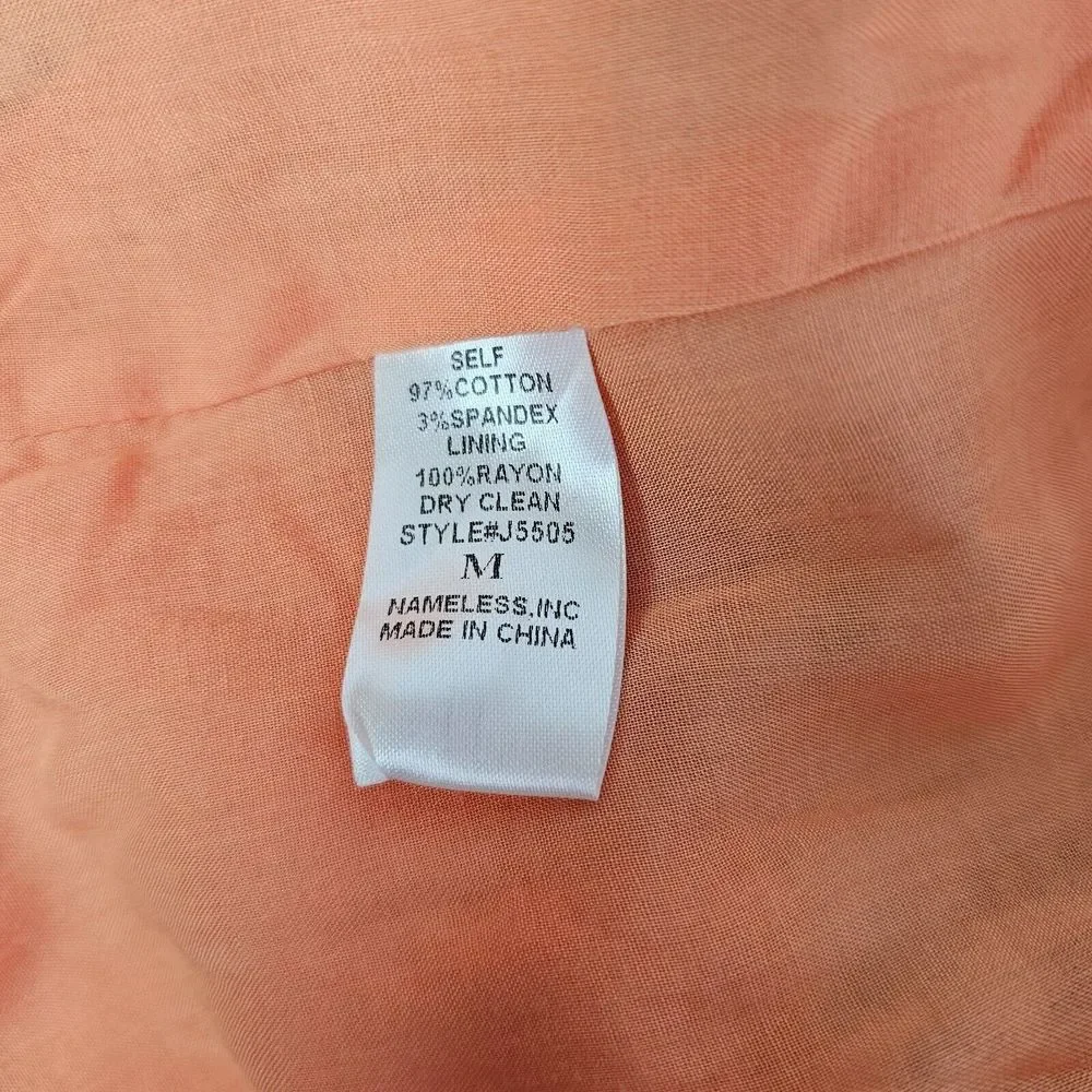 Akira Chicago Women's M Multicolor Black Label Long Sleeve Lined Colorful Blazer - Picture 9 of 11